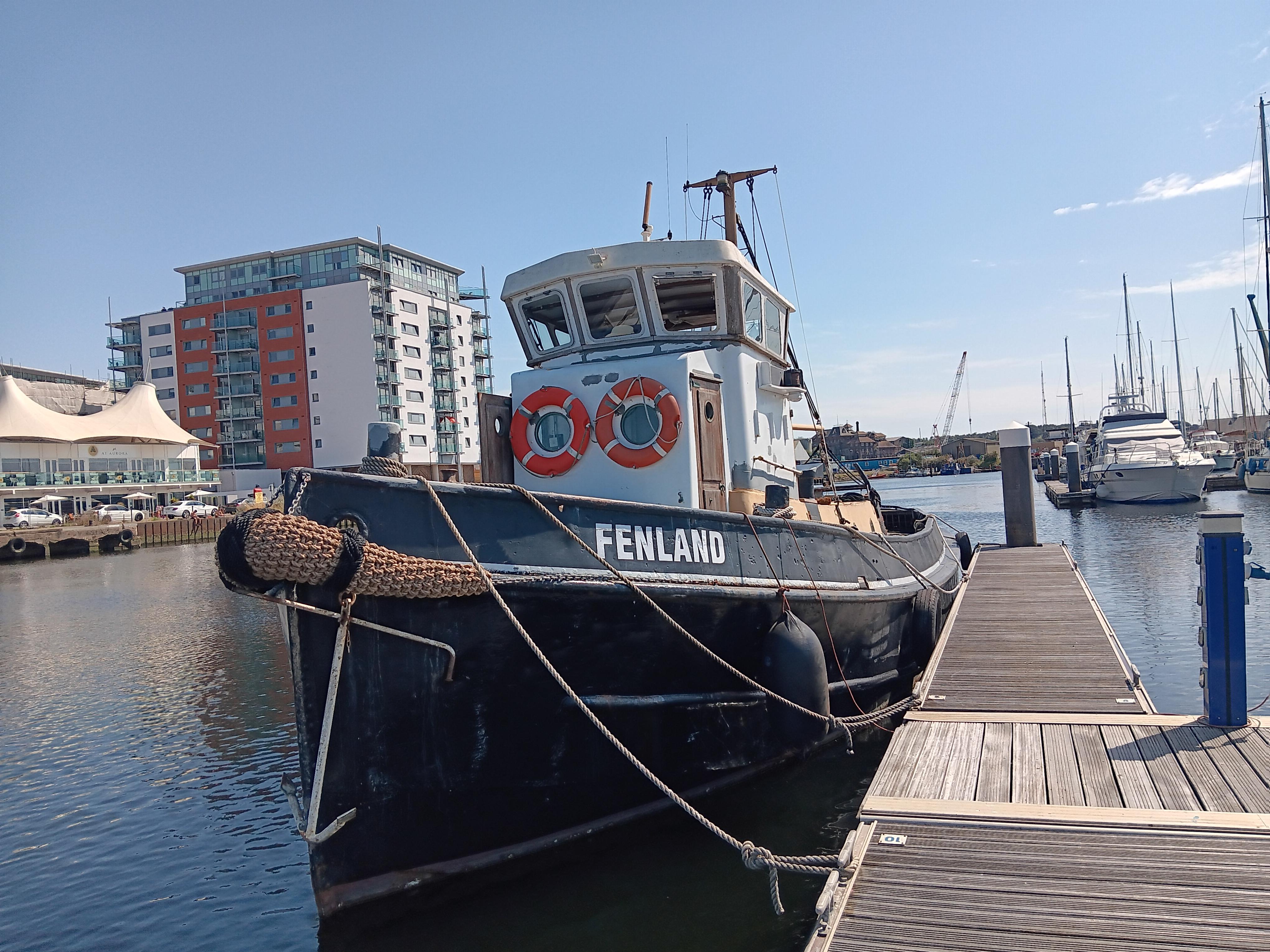 Moored in Ipswich Marina