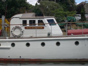 starboard side view