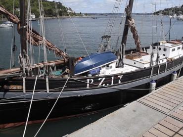 Peel Castle moored