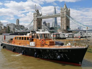 Havengore locking into St Katharine Docks (2024 Photo Comp entry)