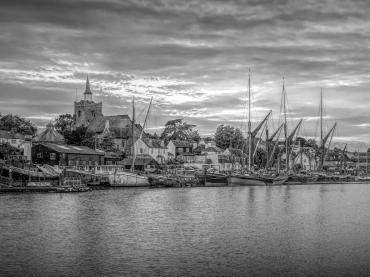 Hythe Quay Maldon by Bob Braine