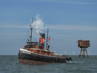 Steam tug challenge by Margaret McEwan