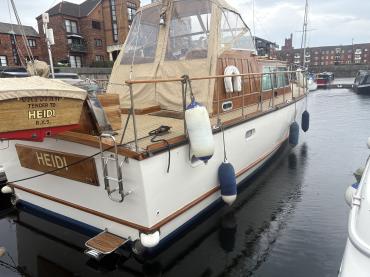 Heidi of Bembridge in mooring