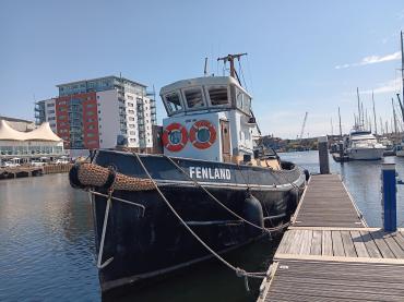 Moored in Ipswich Marina