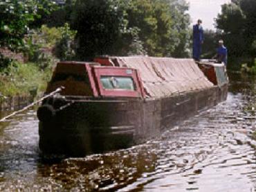 LILITH - under tow. Port bow looking aft.