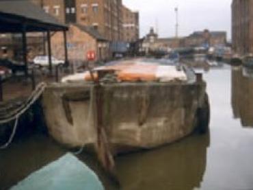 FCB 56 - in Gloucester Docks. Stern looking forward.