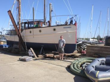CARETTA during refit