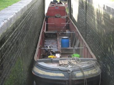 CHERTSEY in lock from above