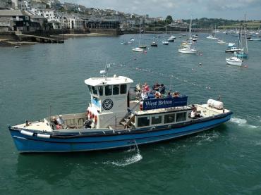 Queen of Falmouth in a West Country harbour