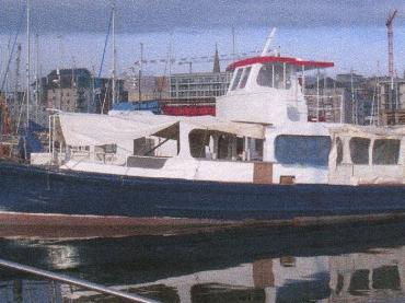 Alouette seen from the port side