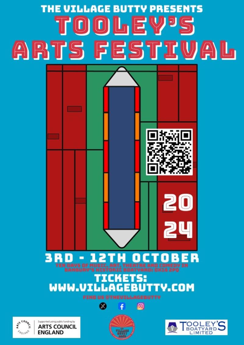 Tooley's Arts Festival poster