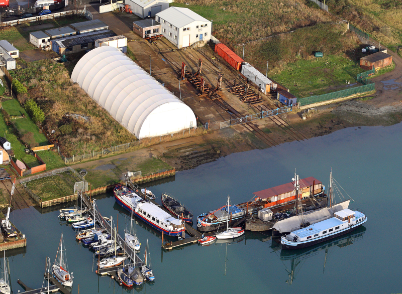 Aerial view of the Excelsior Trust yard