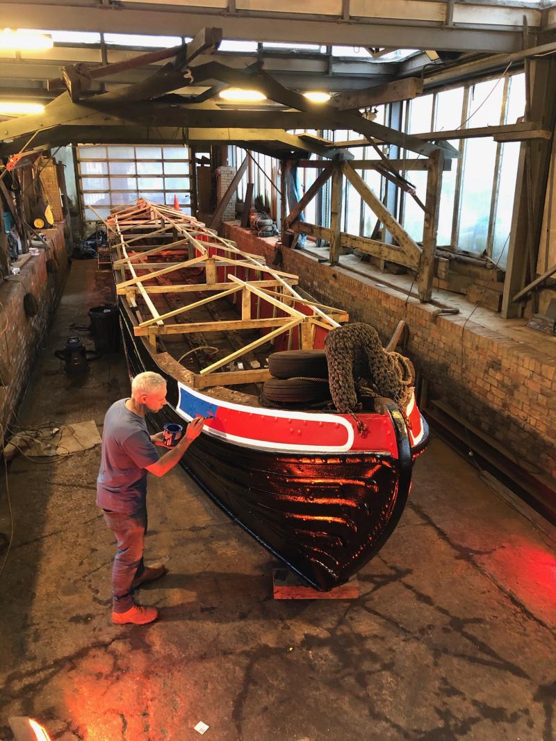 Kilsby being restored, credit Jericho Living Heritage Trust 