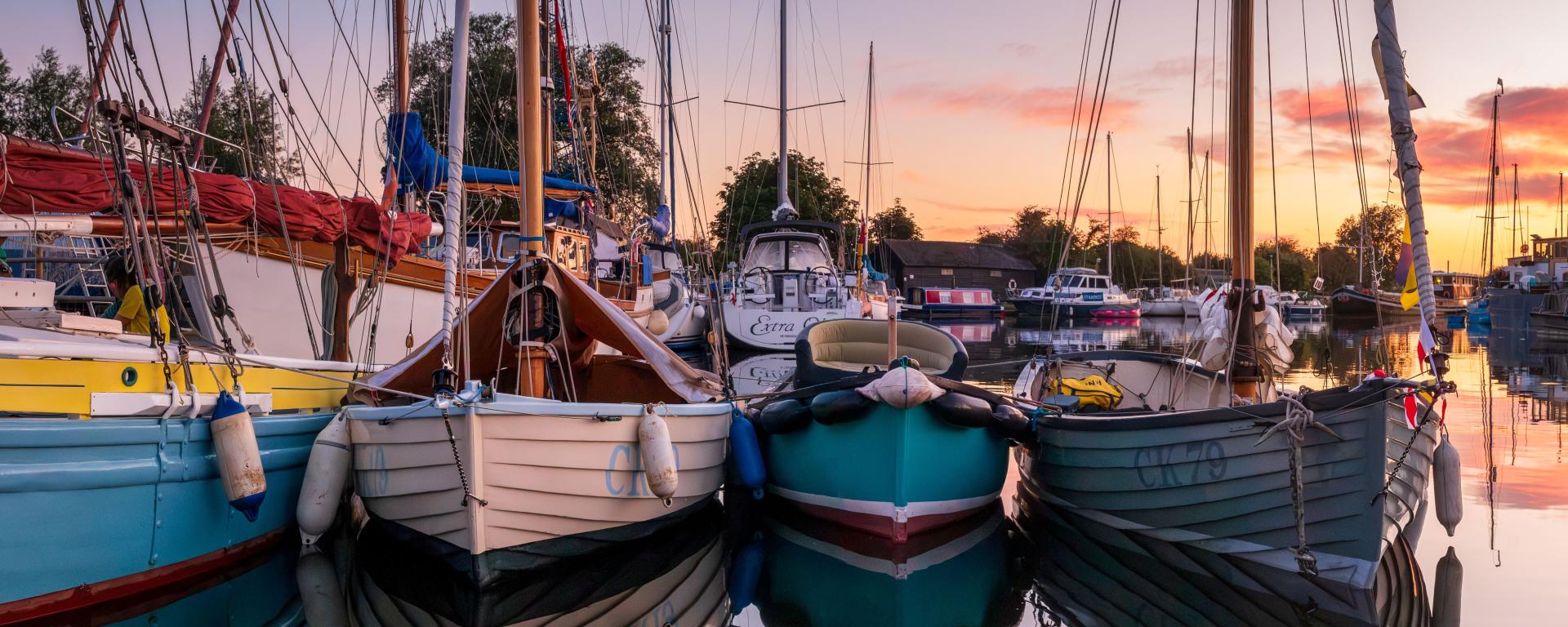 Sailing Smacks Lock in by James Crisp