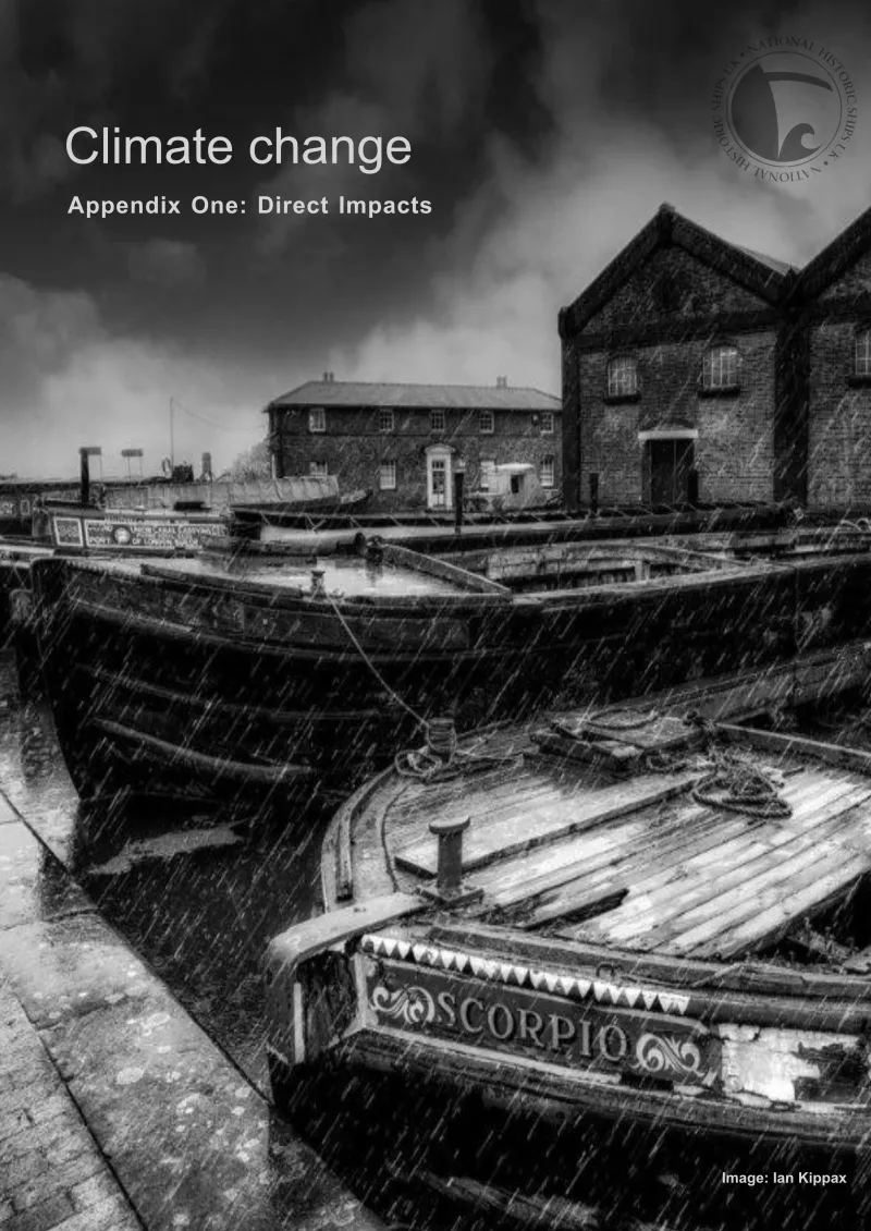 Climate Change Report Appendix cover