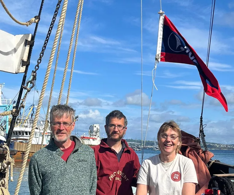 Provident being presented with the Flagship of the Year Award