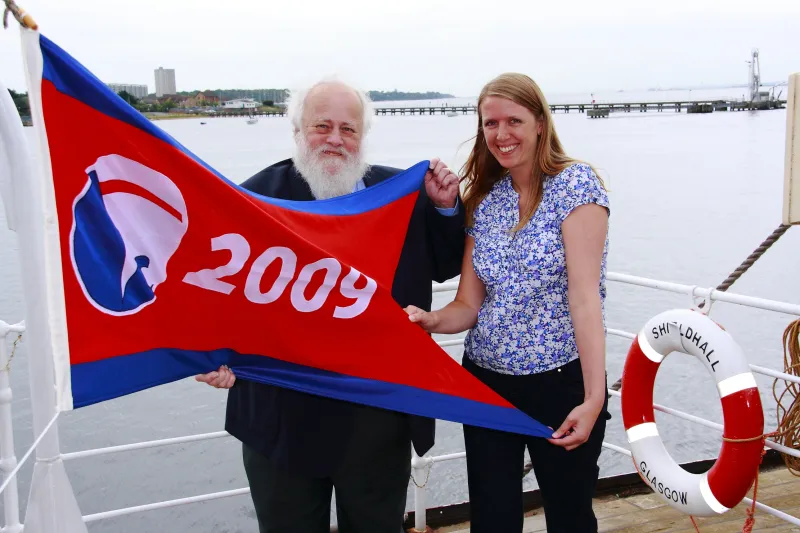 SS Shieldhall pennant presentation