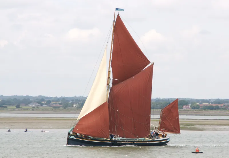 Edith May, port side view