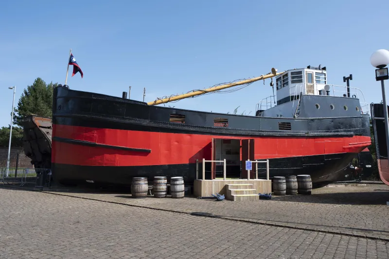 Spartan, port side view