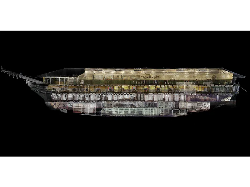 HMS Unicorn internal scan