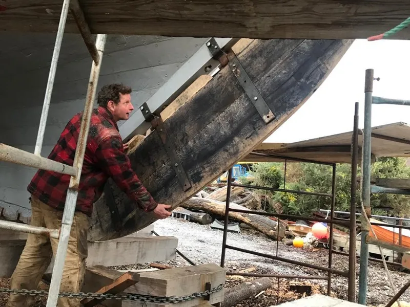 Outside work on St Vincent