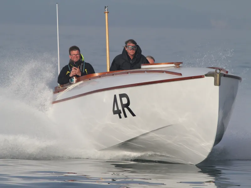 CMB4R on her sea trials