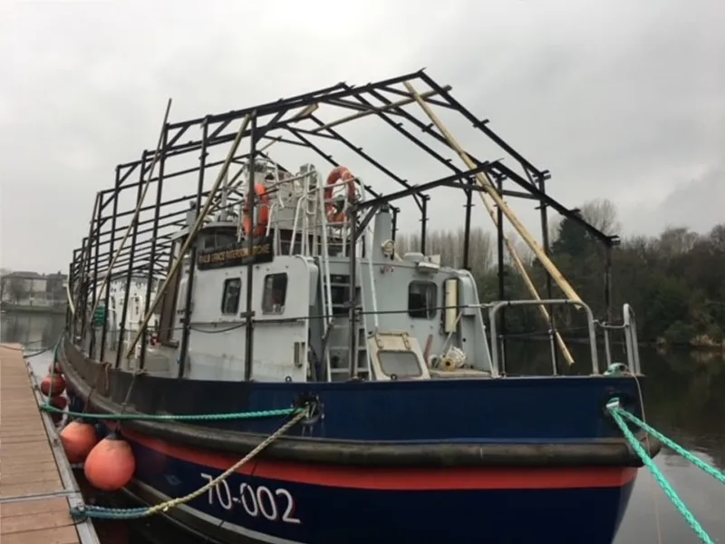 Grace Paterson Ritchie under restoration