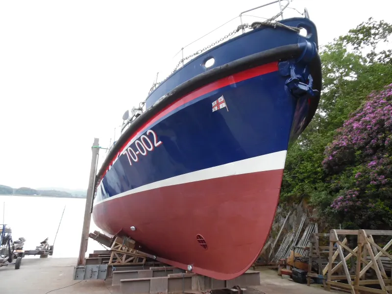 Grace Paterson Ritchie hull viewed from the bow