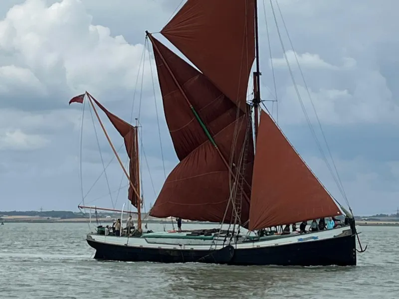 Raybel sailing after restoration
