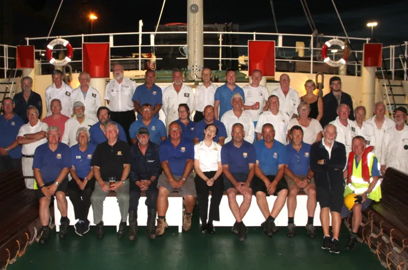 SS Shieldhall crew