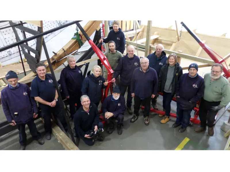 Sutton Hoo Ship's Company volunteer team