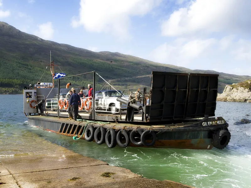 Ferry Glenachulish on the water