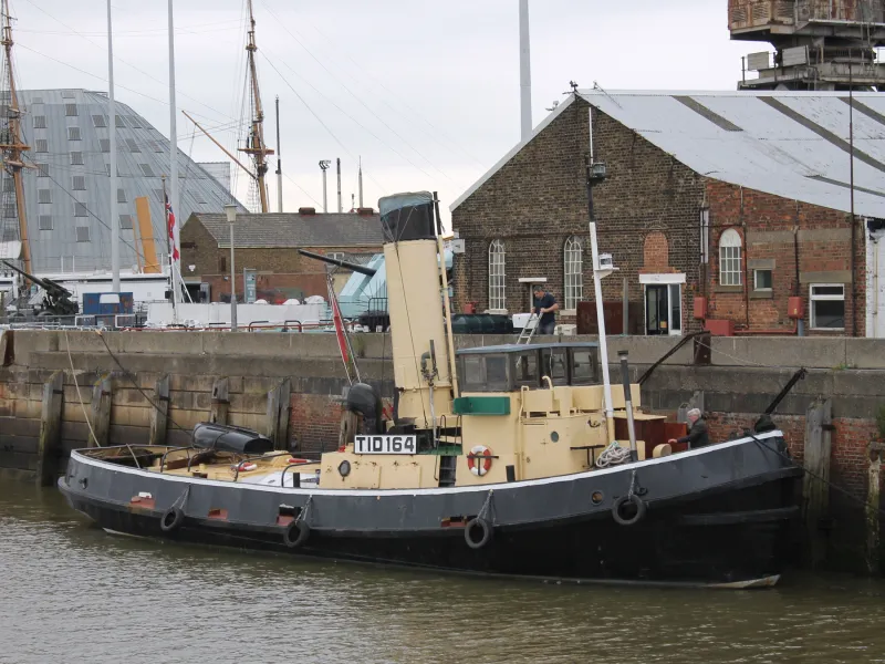 TID 164 moored in Chatham