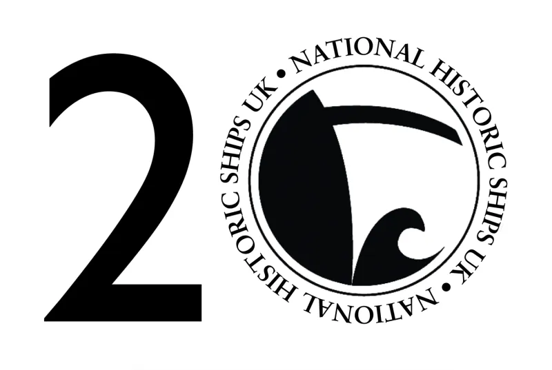 NHS UK 20th Anniversary logo in black