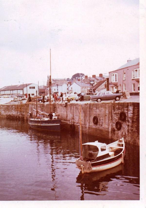 Hope of Porthleven - where she was built in 1906, for her 60th birthday in 1966