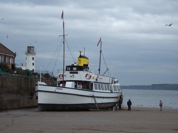 Coronia - beached in Scarborough 13 March 2008