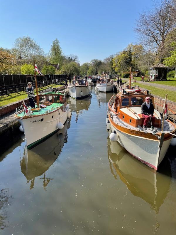 Hilfranor under way - port side