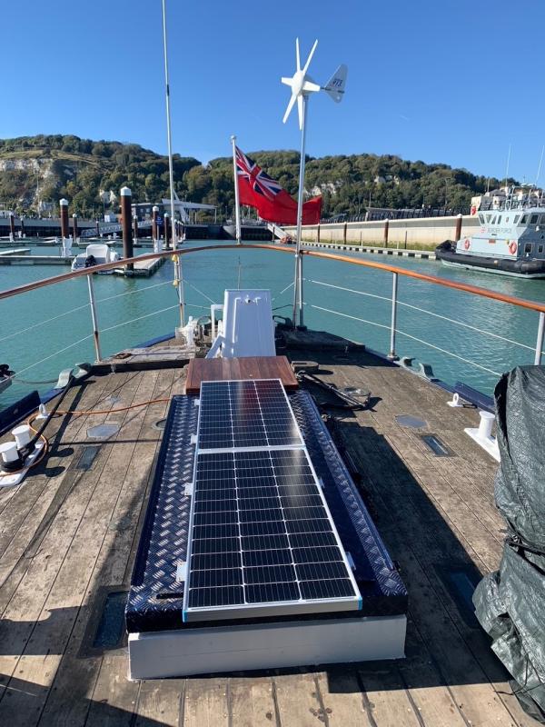 William & Kate Johnston following restoration work October 2022 