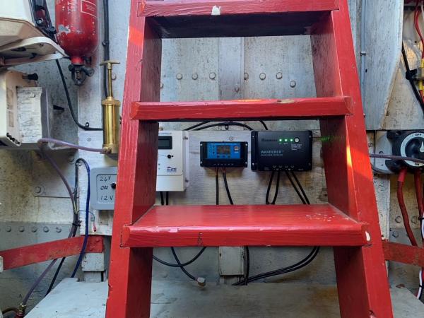 William & Kate Johnston following restoration work October 2022 