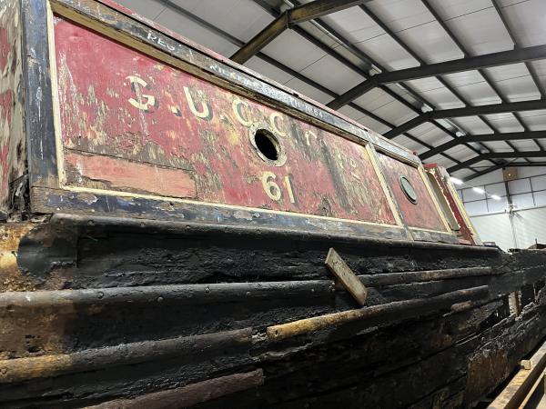 MEROPE in secure storage offsite Ellesmere Port, cabin port side