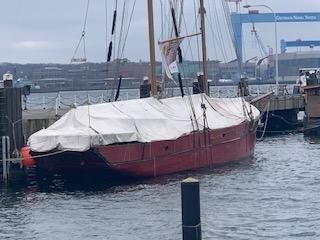 Ethel von Brixham preparing for winter