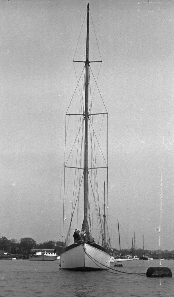 Blue Trout - taken in 1947, Camper & Nicholson's yard, Southampton