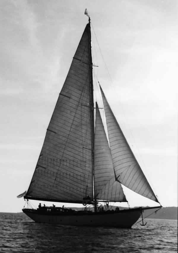 Blue Trout - taken in 1947, Camper & Nicholson's yard, Southampton