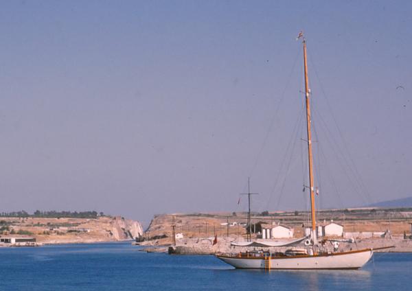 Blue Trout - at the entry of Corinth's canal in Greece, 1961