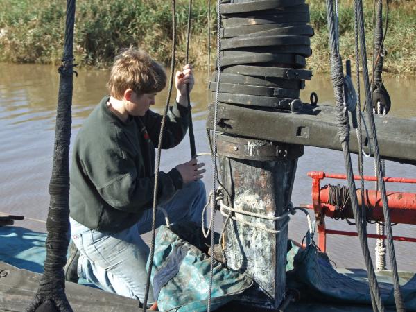 Lisa Chafer working on Amy Howson