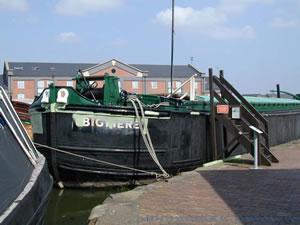 BIGMERE. Towed steel barge.