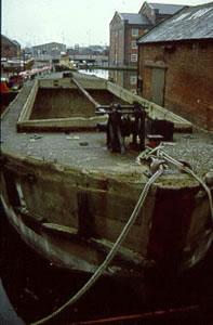 FCB 18  - bow looking aft showing deck arrangement. ref: 95/12/1/12.