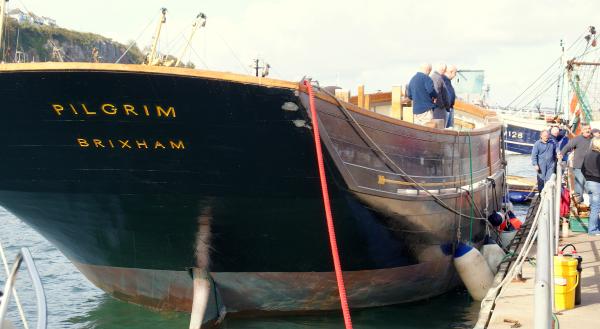 Pilgrim - stern, at mooring