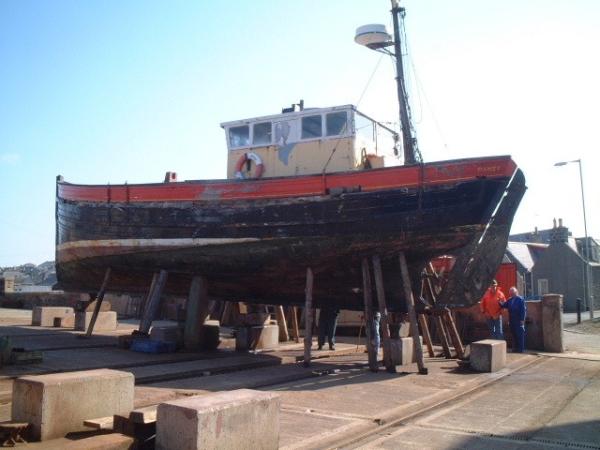 Pansy out the water - port side