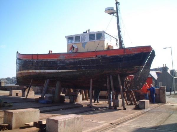 Pansy out the water - port side